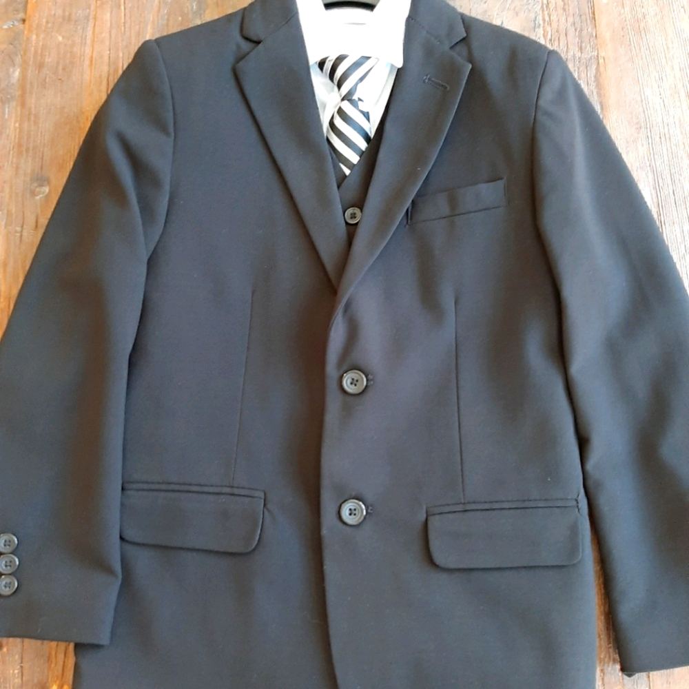 Calvin Klein Kids Black Suit Set
